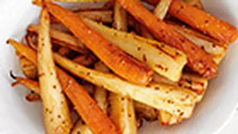 Legume rumenite cu glazura de mustar