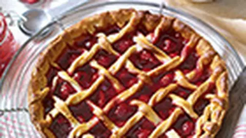 Tarta cu gem de zmeura
