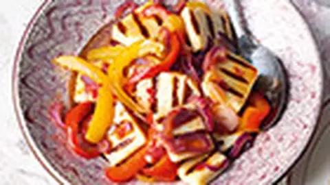 Platou dulce-picant cu tofu