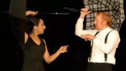Interviu cu actorii Dana Cavaleru si Richard Bovnoczki