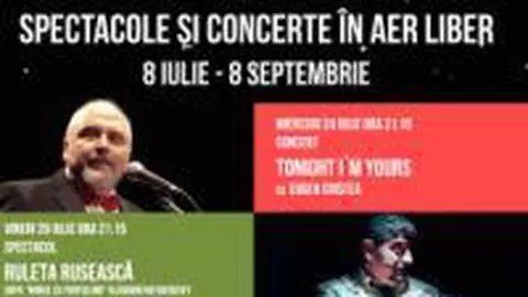 Spectacole de vară la Teatrul de Artă fără Tavan!