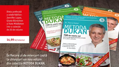 Editura Litera lansează colecția Metoda Dukan, în 20 de volume