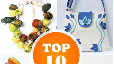 TOP 10 Bijuterii şi accesorii florale