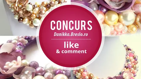 CONCURS! Castiga un colier din perle, la alegere!