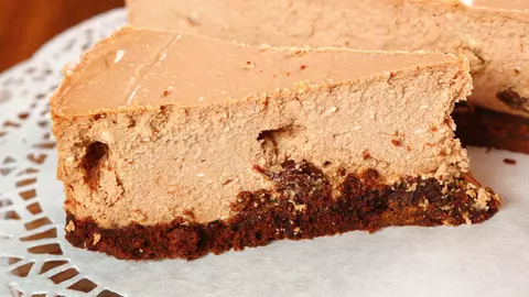 Cheesecake cu crema de whiskey, fără coacere