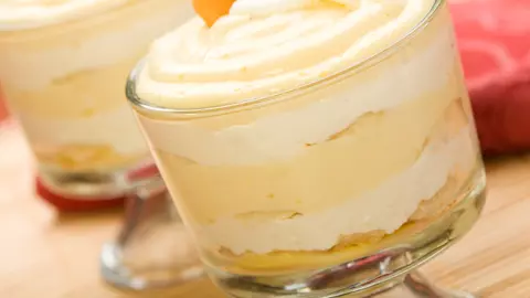 Parfait de banane și praline gustoase a la Gordon Ramsay