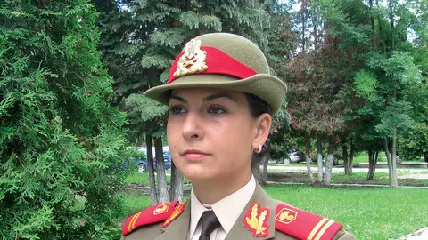 La 26 de ani, Andreea Ciurea a fost deja în prima misiune în Afganistan 