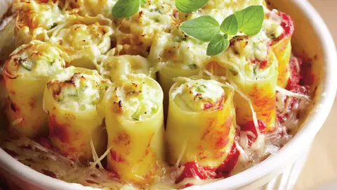 Cannelloni cu brânzeturi