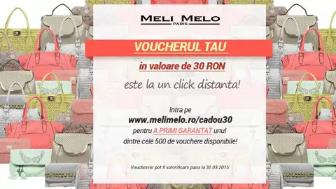500 de vouchere de cumpărături, cadou de primăvară de la Meli Melo