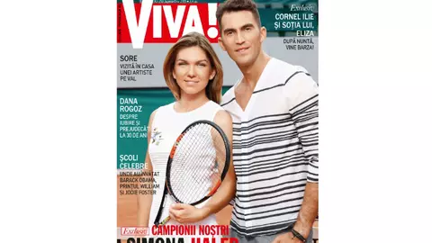 Simona Halep și Horia Tecău, împreună pe coperta Viva! și pe terenul de tenis