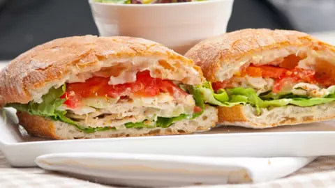 Ciabatta cu legume și usturoi