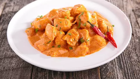 Pui cu sos curry