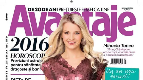 A apărut revista AVANTAJE, ediția lunii ianuarie 2016