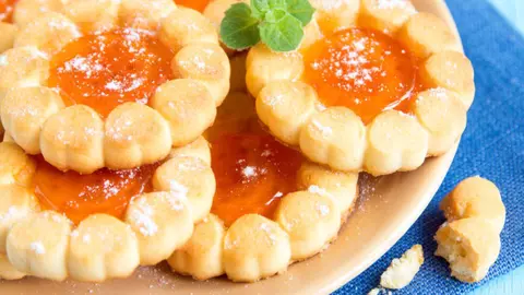 Biscuiți cu gem de portocale