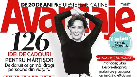 A apărut revista AVANTAJE, ediția lunii martie