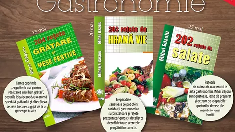 Ziarul Libertatea prezintă o colecție de cărți de gastronomie!