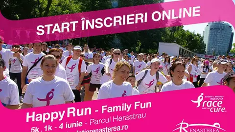 Bucureștiul se pregătește pentru „Happy Run-Race for the Cure Romania”