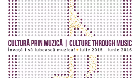 START ÎNSCRIERI ATELIERE  PROIECT CULTURĂ PRIN MUZICĂ  Atelier de ritmică Dalcroze. Atelier Kodaly. Atelier Orff (28, 29, 30 iunie 2016)