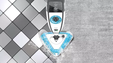(P) Dezinfecteaza locuinta cu cea mai buna si usor de folosit solutie, mopul cu aburi AQUAclean Steam Cleaner de la Dirt Devil