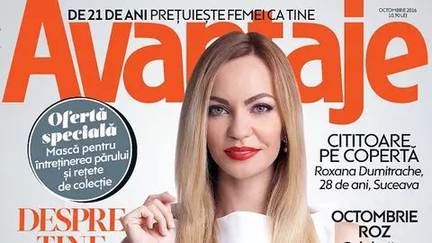 A apărut revista AVANTAJE, ediția lunii octombrie