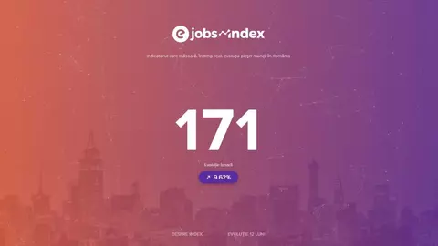 Urmărește în timp real evoluția pieței muncii în România cu eJobs Index