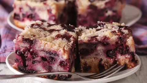 MIAM-MIAM. Prăjitură cu afine