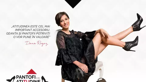 (P) TEZYO, alături de Dana Rogoz, lansează campania “Pantofi cu Atitudine”