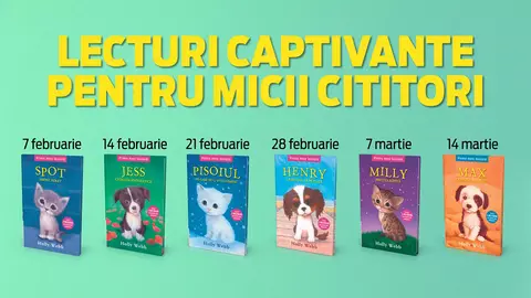 Seria „Prima mea lectură”, cărțile care îi conving pe cei mici să citească