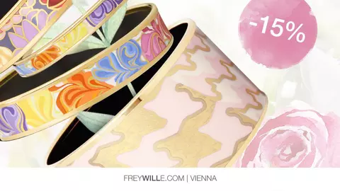(P) FREYWILLE întâmpină noul sezon printr-o selecție de bijuterii în culorile primăverii, disponibile acum cu -15% discount!