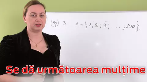Când la mate dai de greu. Episodul 3: rezolvarea unei probleme cu mulțimi