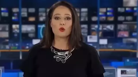 Imagine de milioane cu o prezentatoare care nu știa că este în direct