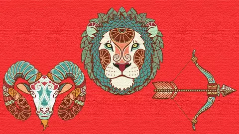Influența elementului Foc asupra zodiilor: Berbec, Leu, Săgetător