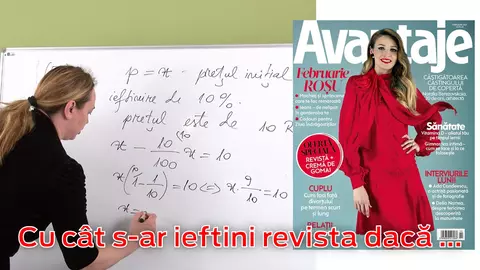 Când la mate dai de greu. Episodul 8: calculul procentelor