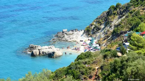 Xigia Beach, spa-ul natural al insulei Zakynthos