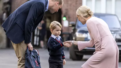 Cum a arătat prima zi de școală a Prințului George și de ce Kate Middleton a lipsit de la acest eveniment important