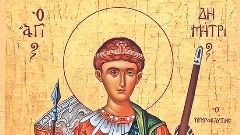Viața Sfântului Dimitrie, Izvorâtorul de Mir