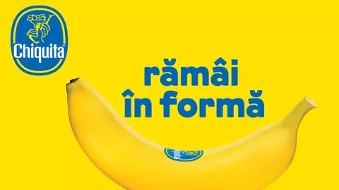 Chiquita aduce bucuria fructului galben-natural pe străzile Bucureștiului, în cea mai recentă campanie outdoor