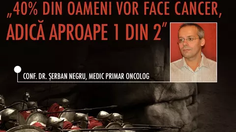 40% din oameni vor face cancer. Aproape 1 din 2...