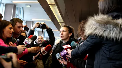 Simona Halep a revenit în România, după finala de la Australian Open! Sportiva a făcut primele declarații