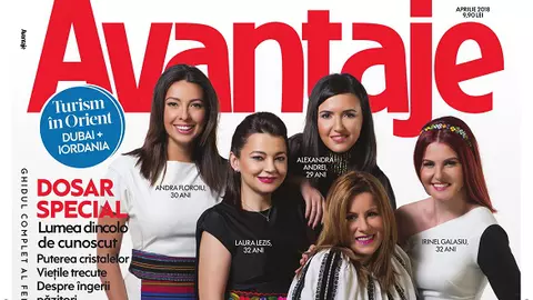A apărut revista AVANTAJE, ediția lunii aprilie 2018