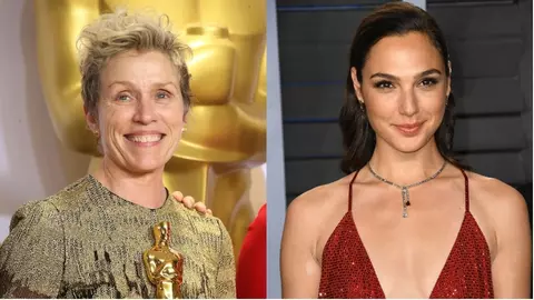 Gal Gadot și Frances McDormand, sărut la Premiile Oscar 2018. Cum au fost surprinse cele două actrițe?