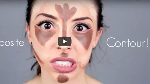 Experimentul inedit de make-up testat de o tânără a făcut furori pe Internet! Ce a ieșit după ce încercat tehnica „reverse contouring”