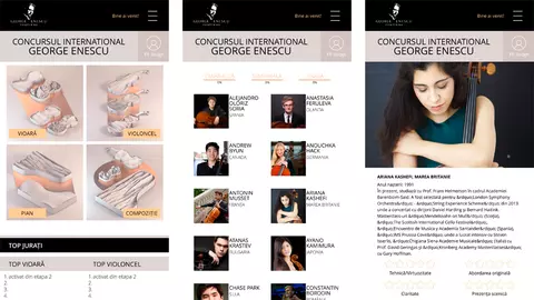 Aplicația pentru mobil Jurat Enescu ne permite, pentru prima dată, să notăm în timp real participanții la Concursul Internațional George Enescu