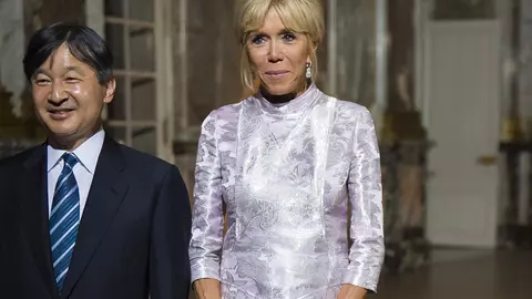 Cum s-a îmbrăcat Brigitte Macron la banchetul oferit în cinstea Prințului Moștenitor Naruhito al Japoniei