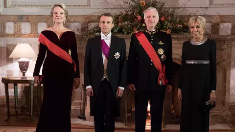 Brigitte Macron, o apariție elegantă și stylish la dineul regal oferit de regele și regina Belgiei