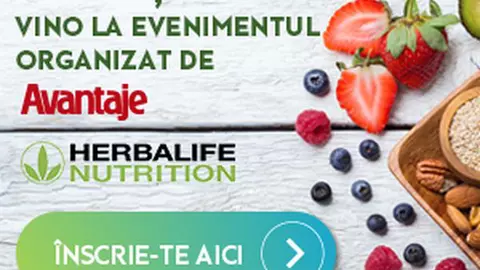 Avantaje și Herbalife Nutrition te invită la evenimentul "Descoperă Nutriția Optimă" . Te așteptăm cu o tombolă, cadouri și multe alte surprize. ÎNSCRIE-TE AICI!