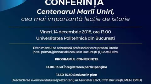 Centenarul Marii Uniri. Un secol de carte românească. Conferință națională pentru bibliotecari