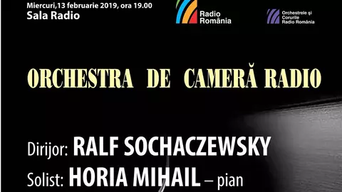 De la pupitrul celebrei orchestre London Philharmonic, la Sala Radio:  dirijorul german RALF SOCHACZEWSKY