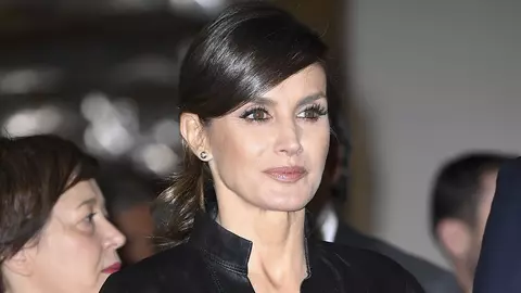 Regina Letizia a Spaniei a strălucit într-o rochie de piele. Este una dintre cele mai sexy apariții publice
