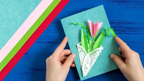 Cel mai original cadou de Florii, o felicitare făcută de mâna ta! Uite cum trebuie să procedezi